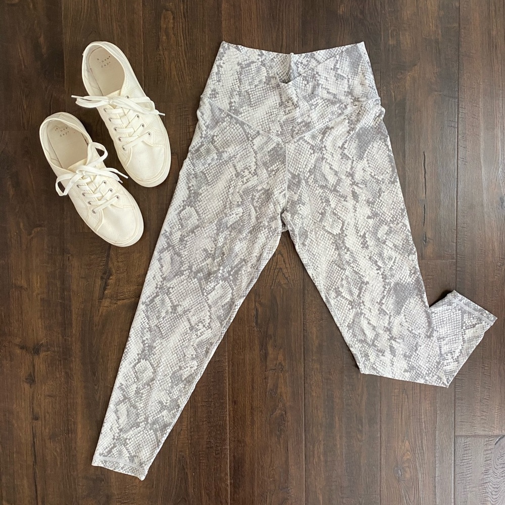Aerie Offline Snakeskin Leggings